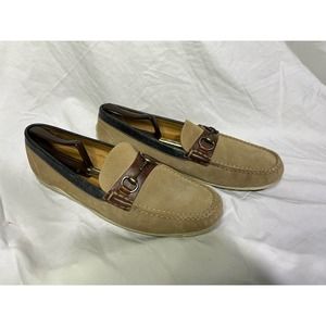 Martin Dingman Suede Leather Penny Loafer w/ Vibram Sole 12